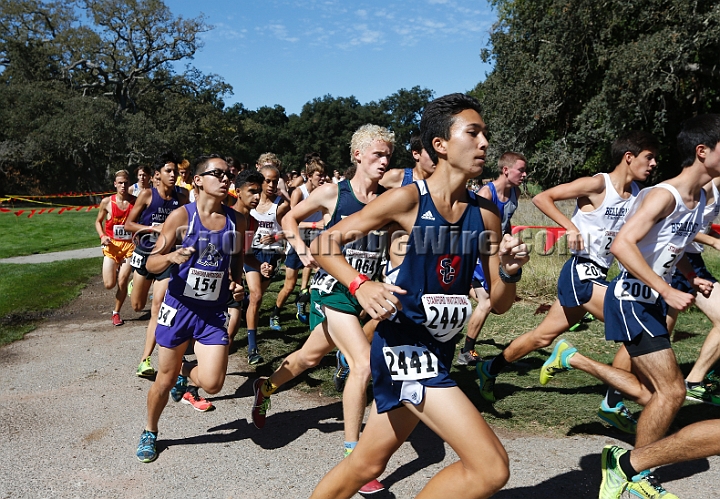 2015SIxcHSSeeded-018.JPG - 2015 Stanford Cross Country Invitational, September 26, Stanford Golf Course, Stanford, California.